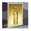 A1 Silver/Black Aluminum Material Poster Frame Customized LED Light Box Advertising Display Panel Lightbox for Panama