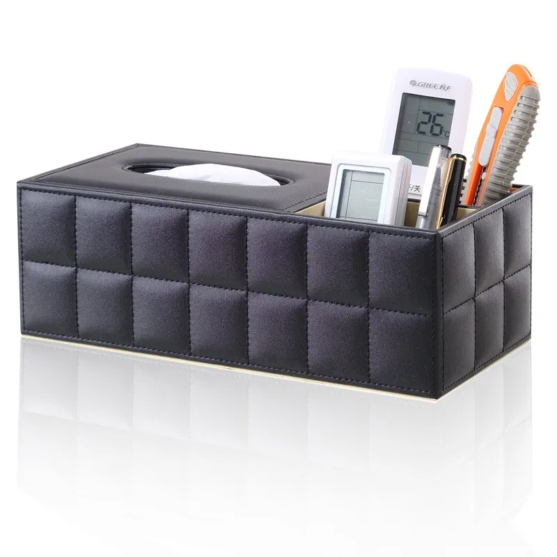 Hot Selling Multifunctional Pu Leather Desk Organizer For Office