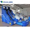 Water park used inflatable water slides, giant inflatable slide for water park
