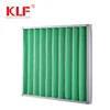 performance washable pleated synthetic fiber HVAC air filter