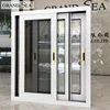 Three tracks aluminum clear glass sliding windows price philippines
