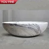 Hand Carved High Polishing Carrara Marble Bath Tub