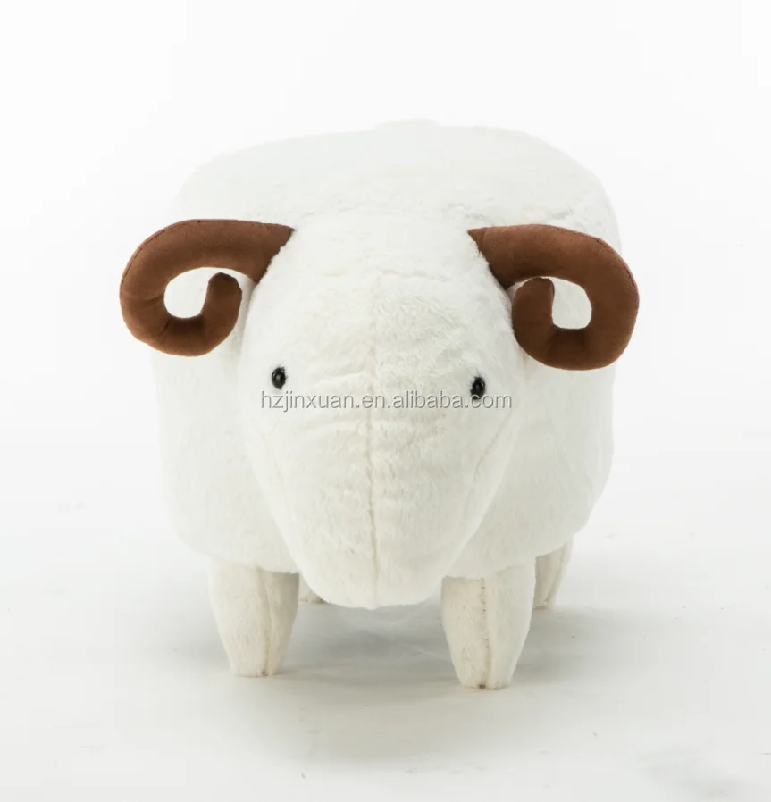 Taburete Otomano Con Forma De Elefante,Panda,Conejo,Oveja,Para Sala De