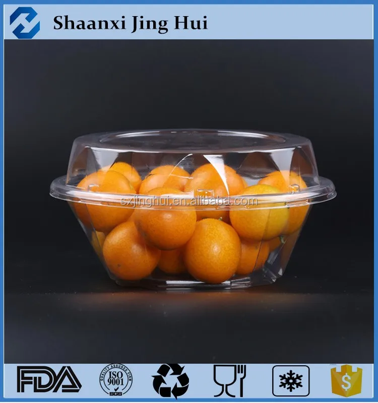 Disposable Fruit Salad Clear Plastic Bowls With Lids Buy Clear