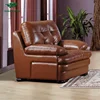 Factory Supply Genuine Leather Sectional Sofa Brown,Genuine Leather Brown Sofa Set