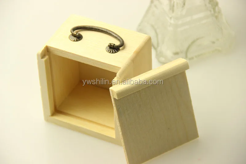 small wooden craft boxes