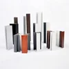 Wooden grain timber veneer wrapped aluminium profile for window and door