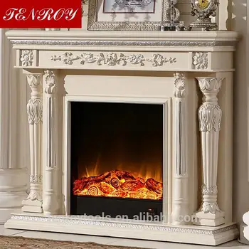 Ethanol Roman Column Polyurethane Fireplace Frame Made In China