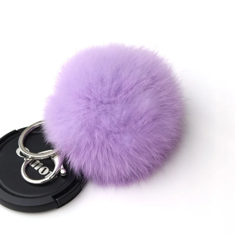 Ring Fob Bijouterie Trinket Ornament Accessory Rabbit Fur Ball Cell ...