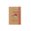 Rainbow Animal hollow out notebook custom silver hot stamp cover journal with elastic Ribbon