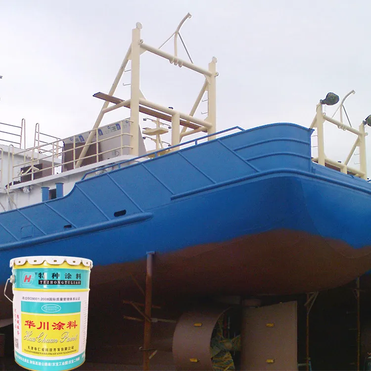 High Build Epoxy Coal Tar Pitch Anticorrosive Paint Boat Coating Marine
