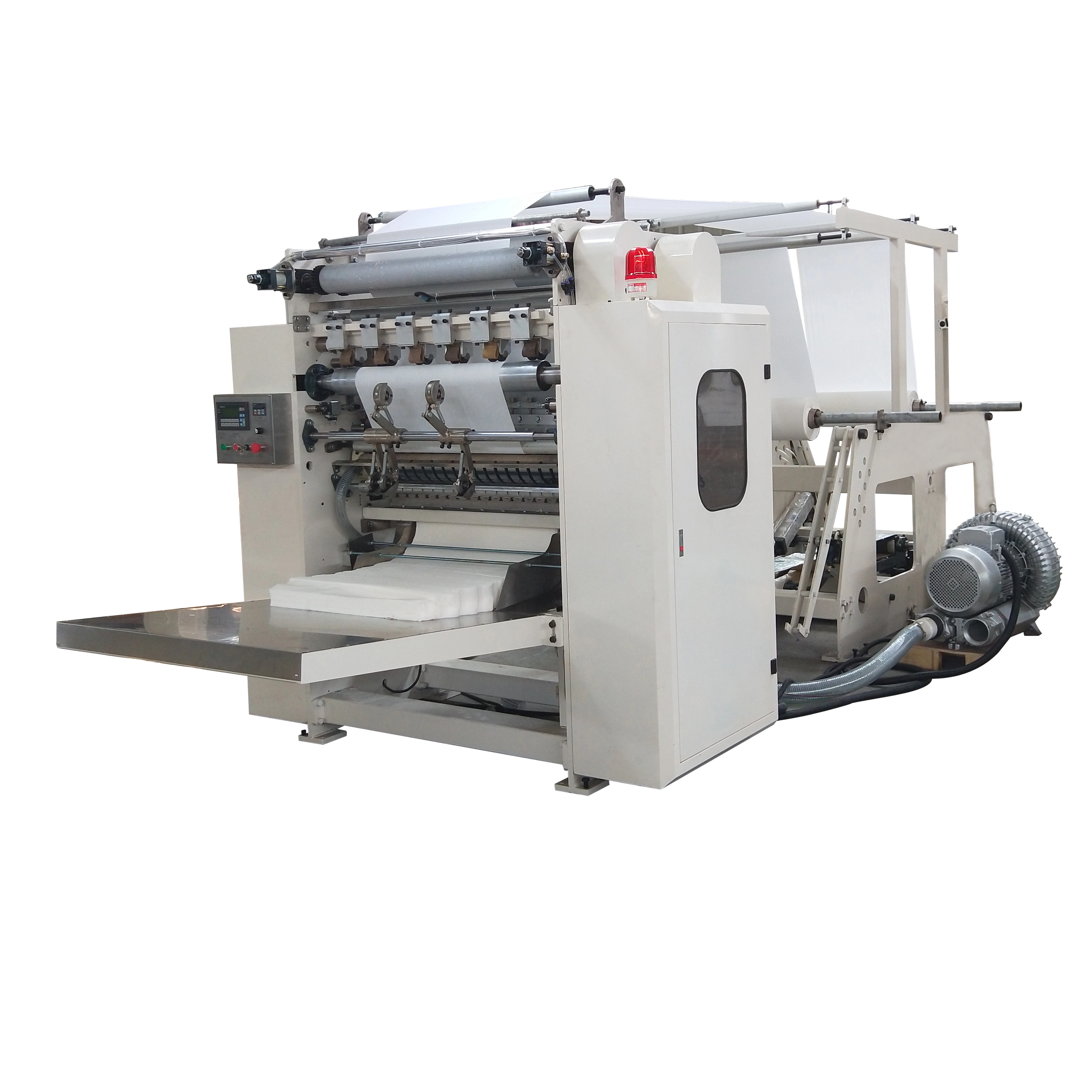 Facial tissue making machine 14