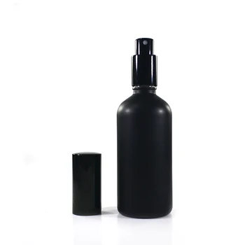 glass bottle with spray top