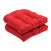 Perfect Indoor Outdoor Gray Textured Solid Wicker bertoia Seat chair Cushions