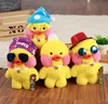 custom plush cartoon ins yellow duck funny plush toy