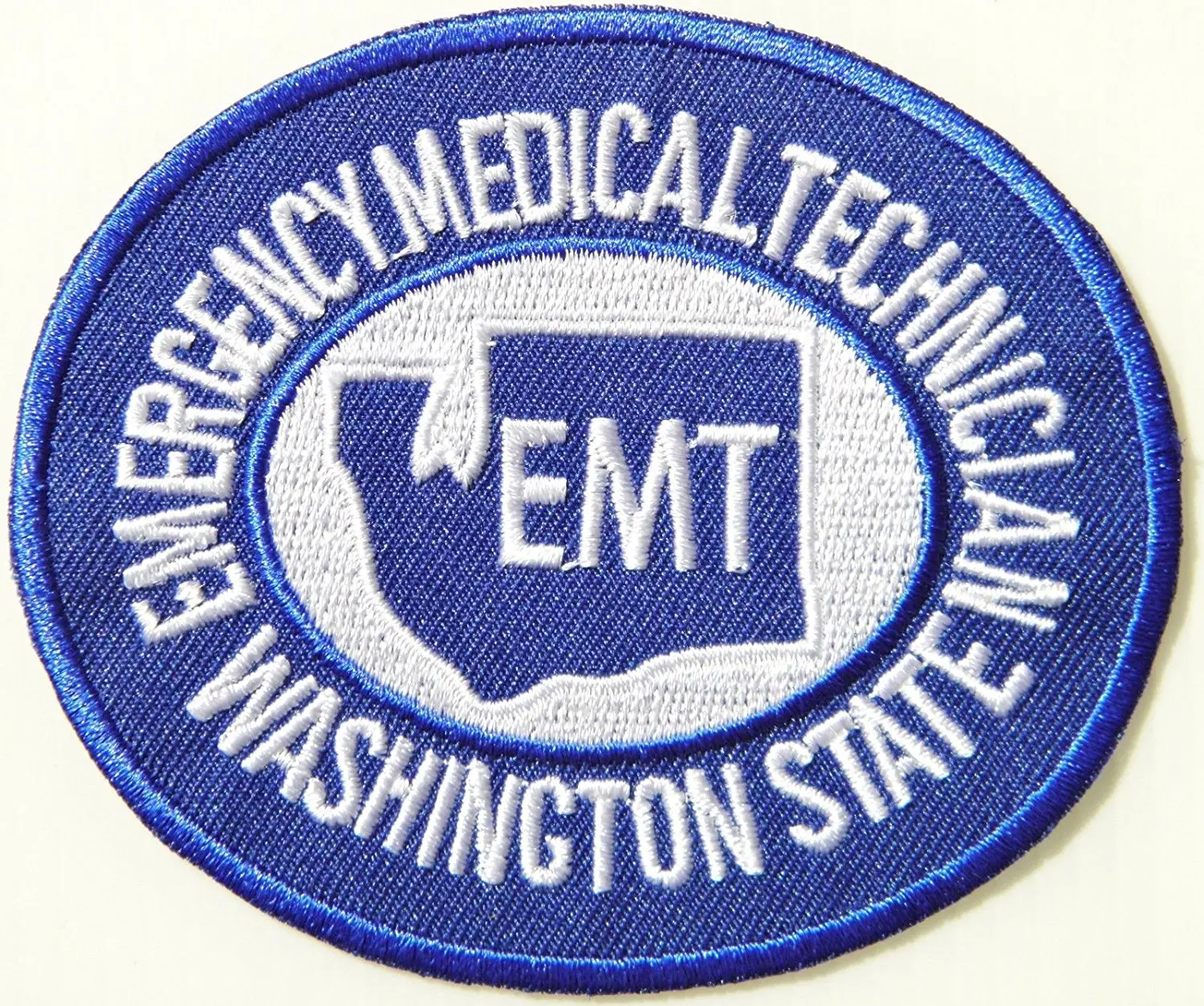 EMT E.MT EMERGENCY MEDICAL TECHNICIAN Gold Uniform Shirt Collar Pins Brass