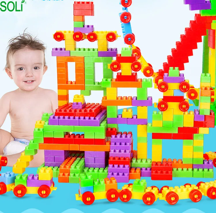 Construction blocks toy child gifts activities building blocks