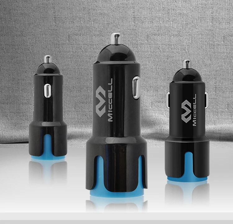 2.4A dual usb mobile phone charger car battery chargers