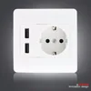 German / European electrical safe usb 220v outlet wall socket