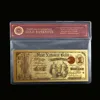 Custom Old Banknotes 24K Gold Challenge Banknotes Colorful Paper Money With Card Cover Best Gifts For Collection