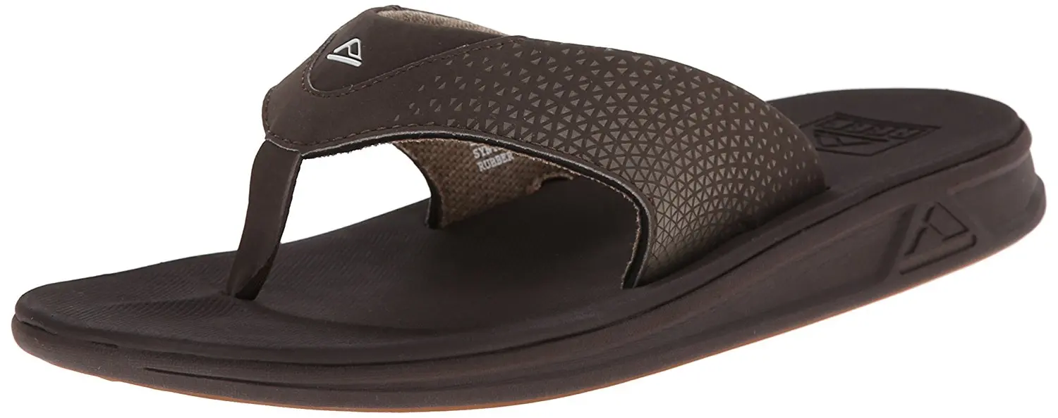 Buy Reef Mens Sandals Rover | Athletic Sports Flip Flops For Men With Soft Cushion Footbed 