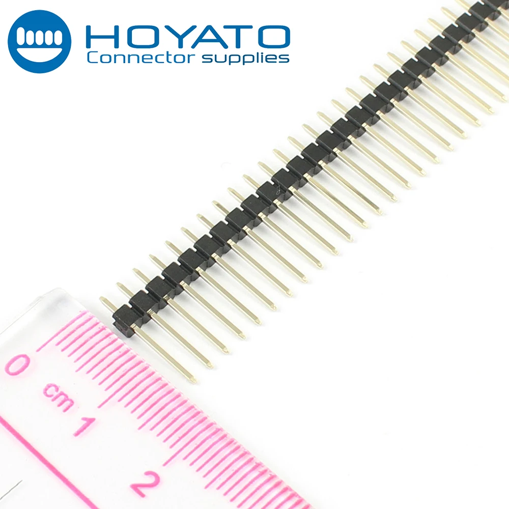 Pin Header Socket 2.54mm 40Pin Round Single//Double Row Male//Female Straight BBC