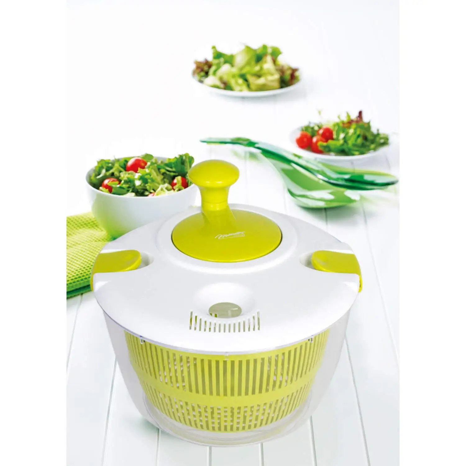 Buy Large Salad Spinner Lettuce Dryer Easy Spin Salad Spinner Large