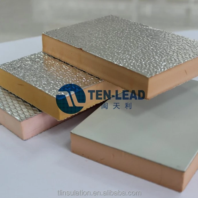 waterproof fireproof phenolic foam insulation pir air panel phenolic board  board/pu air duct sheet board-Ventech