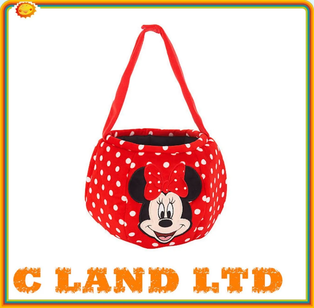 mickey mouse plush bag