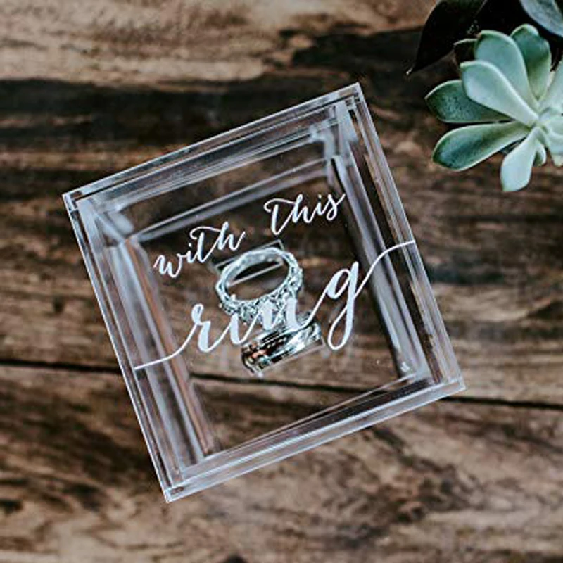 ring box acrylic