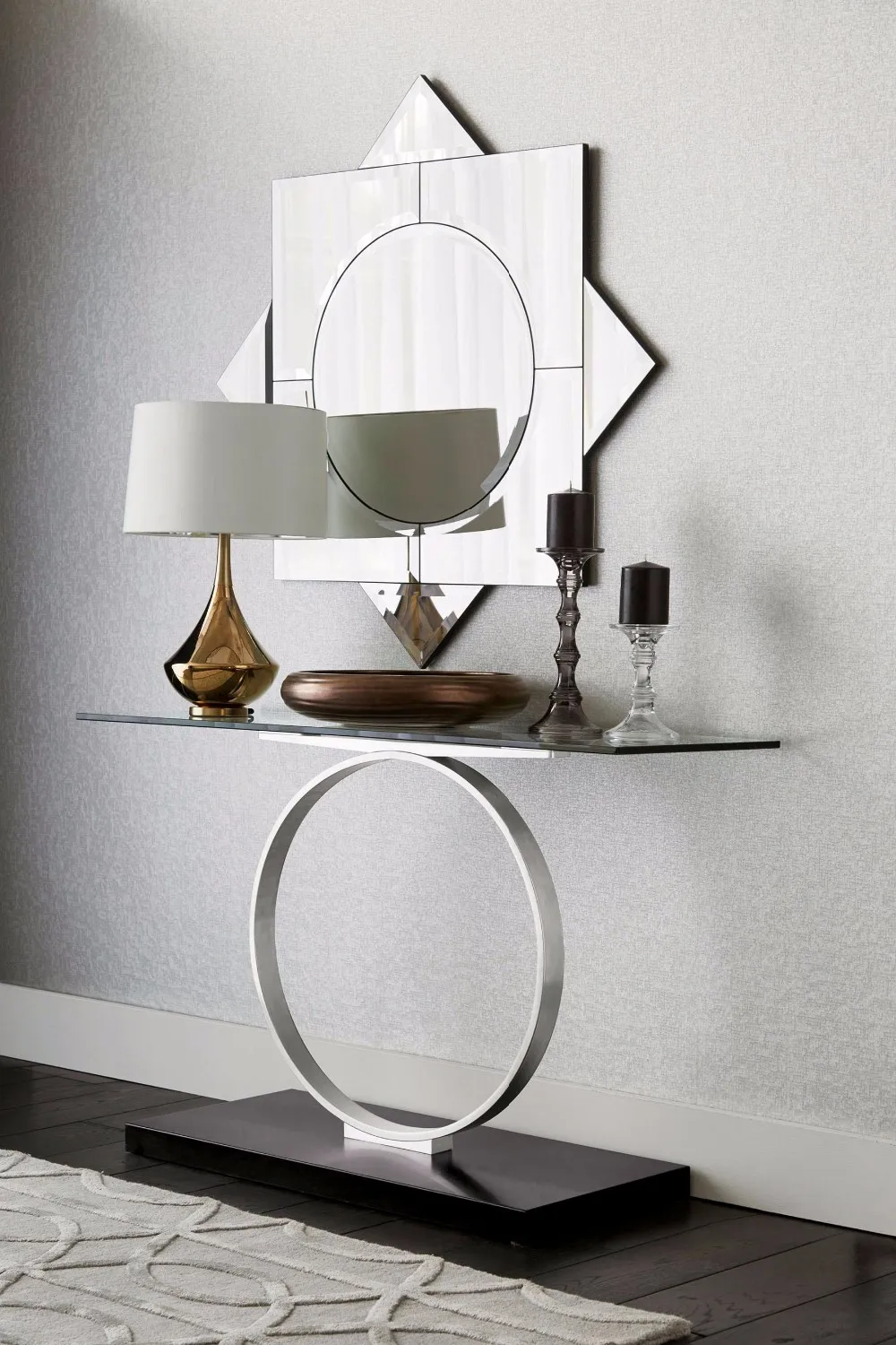 Luxury Lobby Glass Console Table Buy Glass Console Table,Lobby