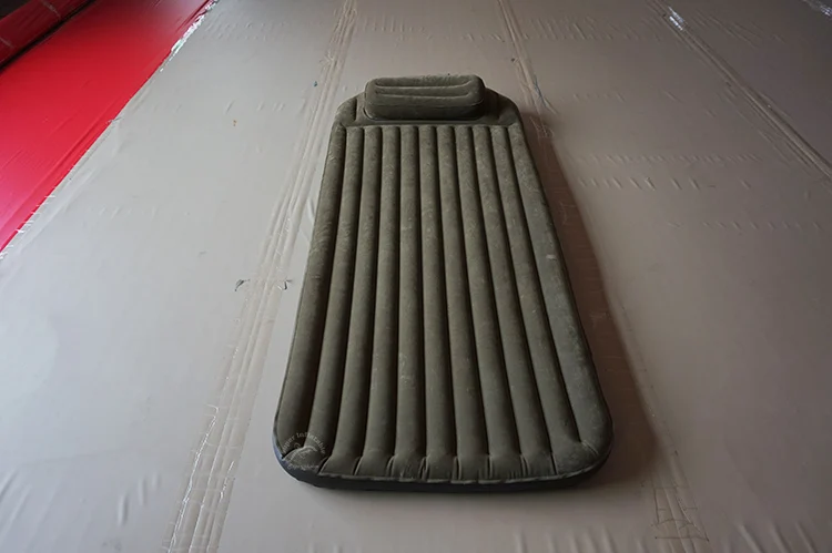 oem 重型耐用羊绒抗穿刺 pvc 户外野营旅行军用充气气床床垫 airbed