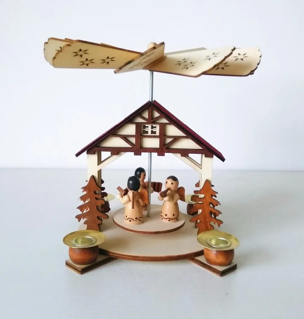 Indoor Decorative Handicraft Christmas Pyramid Wooden Buy Christmas