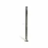 Stainless Steel Handrail Newel Post w/Pivotable Handrail Holder and Anchor Plate