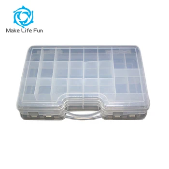 plastic lure spare boxes fishing parts larger box