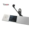 Yuson Wholesale UK/AU/Universal/US/EU Type Power Extension Socket Embed in Office Desk With 2A USB Charger and Wireless Charger