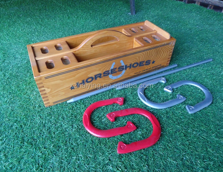 Wholesale Exquisite Style Metal Outdoor Horseshoe Set Horse Racing Game ...