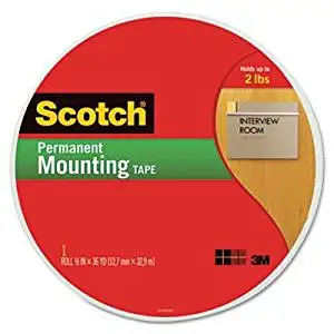 3M Scotch Foam Mounting Tape, 3/4quot;, 1368quot; Long