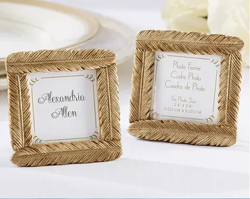 Gold Feather Frame Place Card Frame Indian Wedding Favors Buy