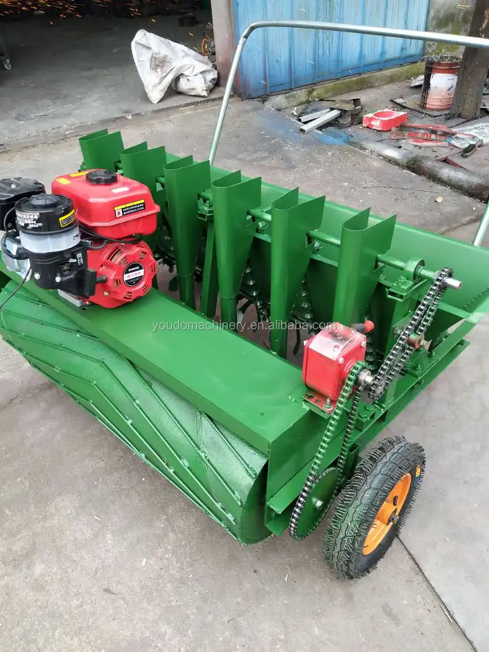 6 Lines Selfwalking Garlic Planting Machine/garlic Seeder/garlic