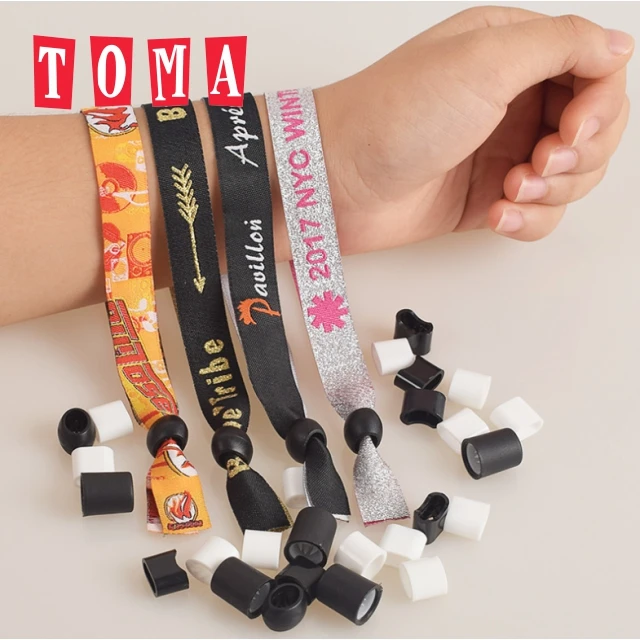Custom Festival Event Ribbon Sublimation Fabric Woven Polyester