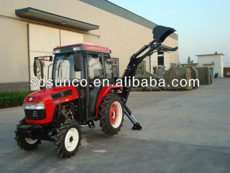 Agriculture Equipment Jinma 354 Tractor With Backhoe And 4 In 1 Bucket