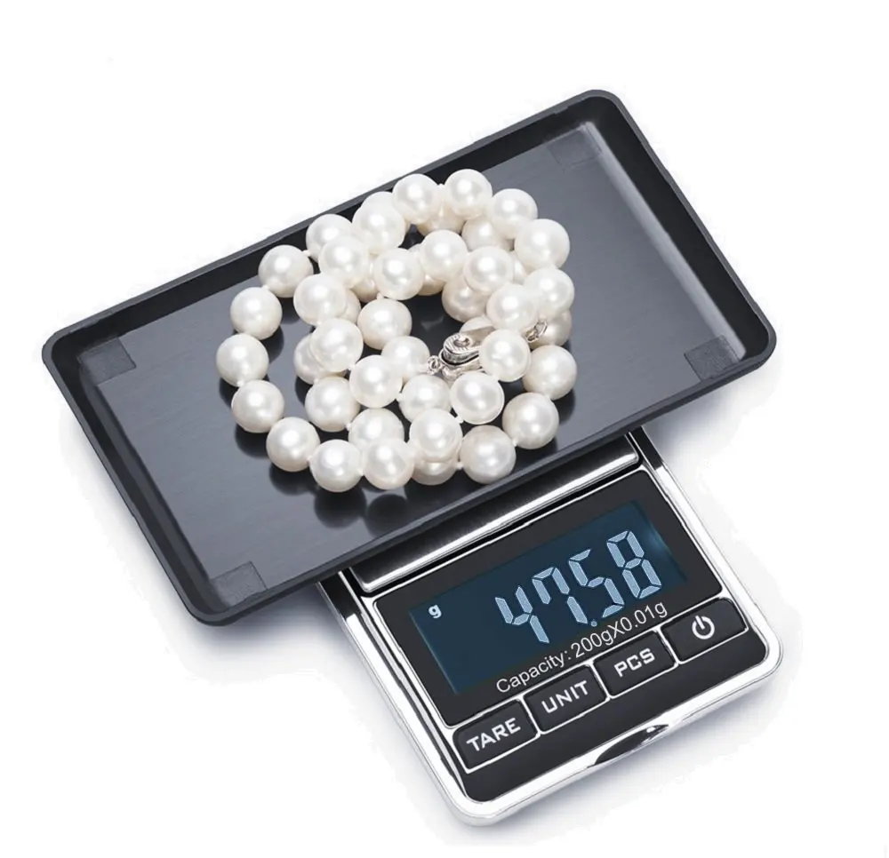 0.01g-200g/1g-5000g Electronic Digital Balance Kitchen Jewelry Weight LCD Scale 