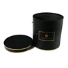 Highly quality preserved flower Round box black gift box small