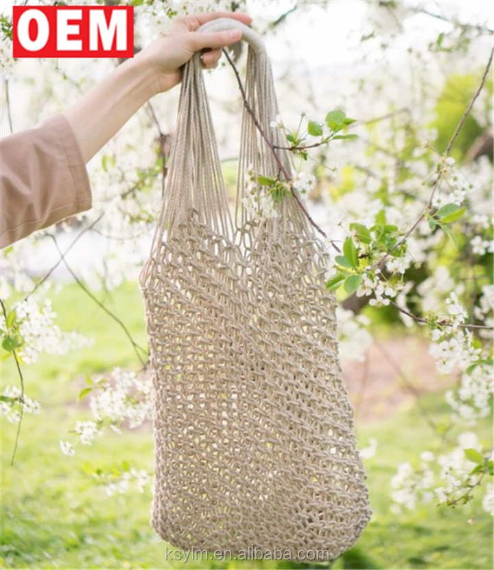 crochet rope bag