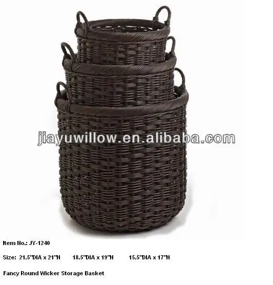 Cheap Wicker Laundry Baskets With Plaited Top Edge Buy Cheap Wicker