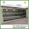 powder coated arc top wrought iron main gate new design