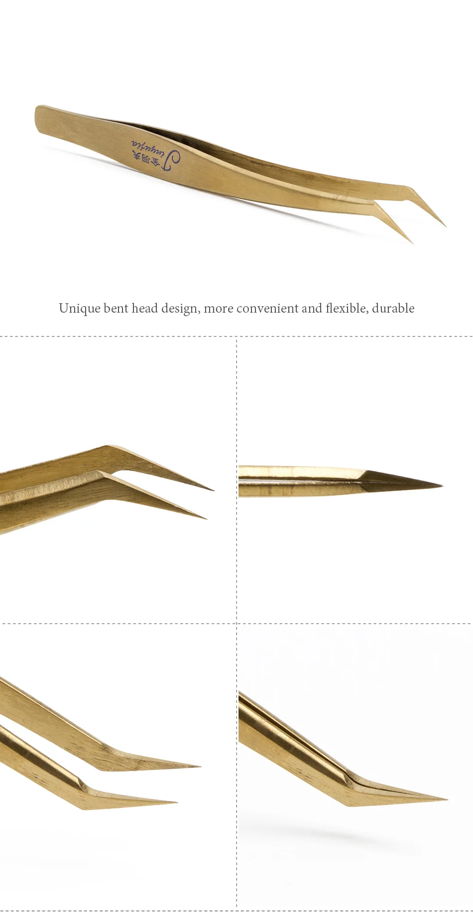 Free Shipping Product New Design Best Price Oem Accept Anti-Static 3D Volume Eyelash Extension Tweezers Factory In China