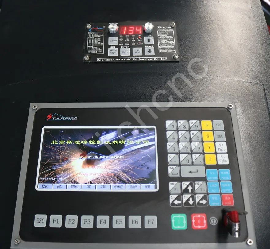 Low price Industrial MS SS cnc duct cnc plasma cutting machine lgk with CE