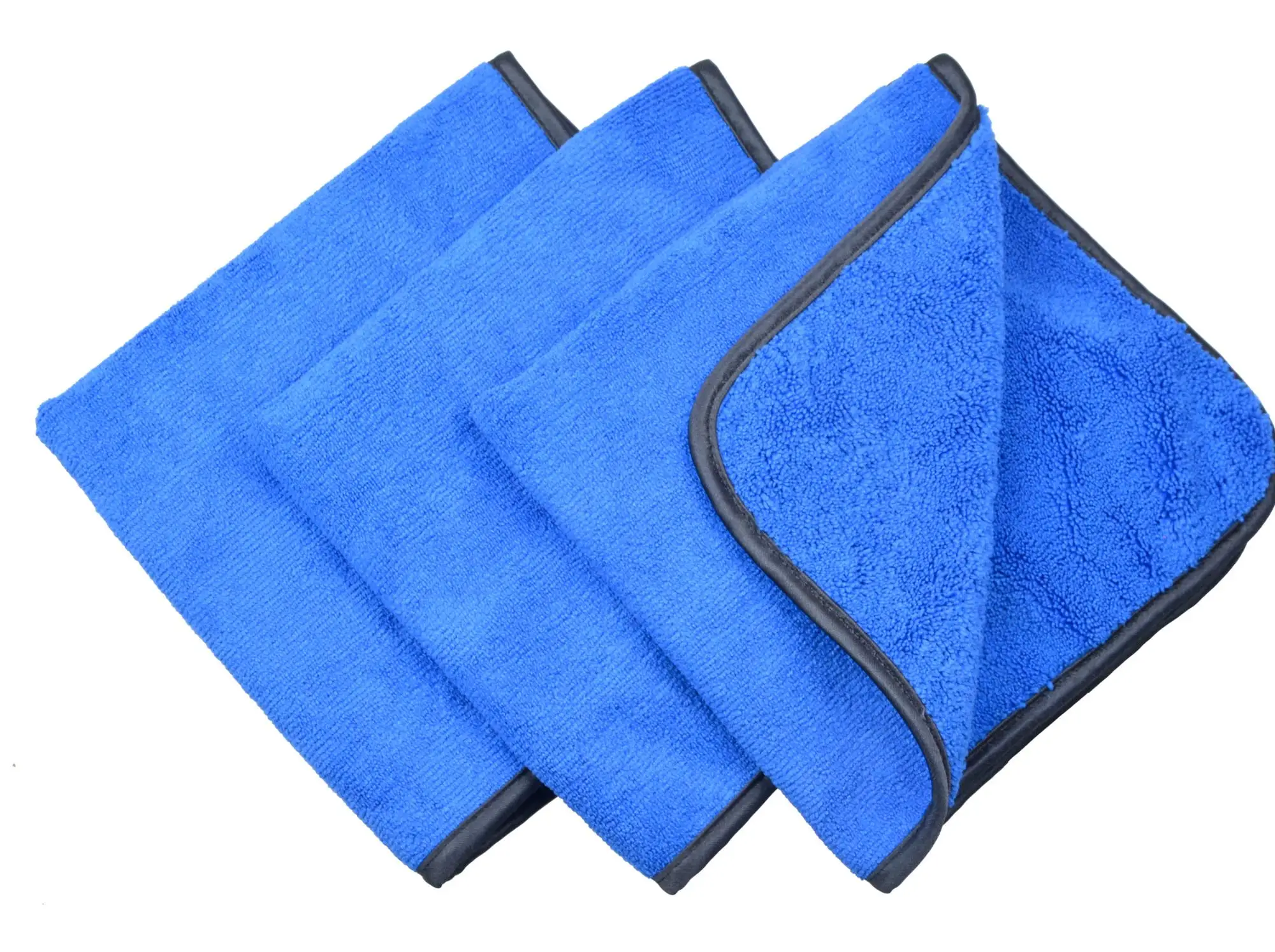 Microfiber Car Wash Cloths 400gsm Tow Different Sides For Cleaning ...